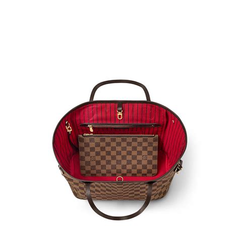 Louis Vuitton Damier Ebene N40599 Neverfull MM Excellent 